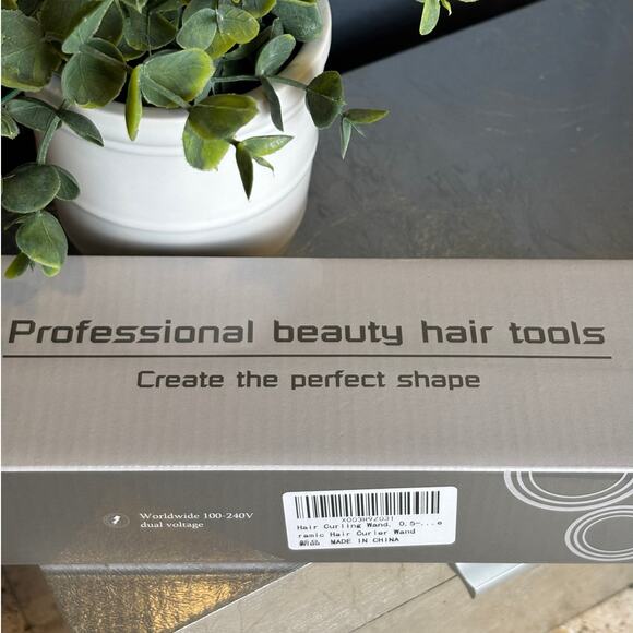 Hair Styling Tapered Wave Wand Curling Iron 0.5-1" Barrel Beauty Tool EUC - Picture 4 of 5